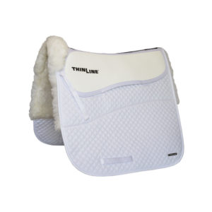 Woven Wool Saddle Pads - Better for the sheep! 10 3330 White Side e1564517961214